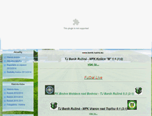Tablet Screenshot of banik.ruzina.eu